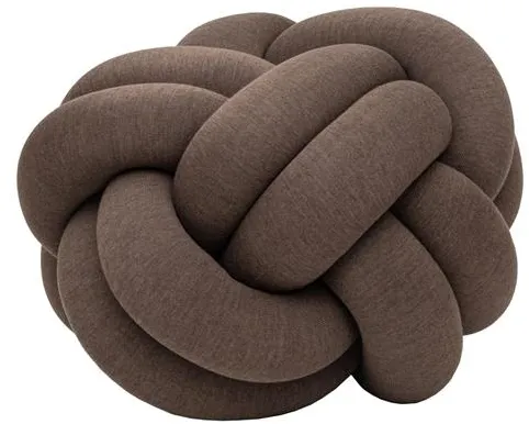 Design House Stockholm Knot Pude XL Brun